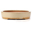 Vaso bonsai ovale beige di Reiho - 465 x 335 x 75 mm