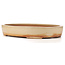 Oval beige bonsai pot by Reiho - 465 x 335 x 75 mm