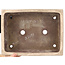 Maceta de bonsái rectangular beige de Yamaaki - 403 x 300 x 107 mm