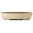  Yamafusa - Takehiko Koie Gebroken witte bonsaipot van 465 mm van Yamafusa, Tokoname, Japan