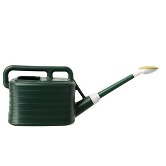 Watering can 6 liters green PVC with fine spray head