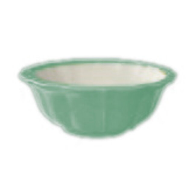 Pot à bonsaï rond vert foncé par Yixing - 170 x 170 x 60 mm