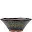 Round brown bonsai pot by Eime Yozan - 170 x 170 x 65 mm