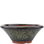 Round brown bonsai pot by Eime Yozan - 170 x 170 x 65 mm