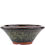 Vaso bonsai rotondo marrone di Eime Yozan - 170 x 170 x 65 mm