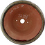 Vaso bonsai rotondo marrone di Eime Yozan - 170 x 170 x 65 mm