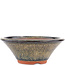 Pot à bonsaï rond marron par Eime Yozan - 170 x 170 x 65 mm