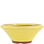 Ronde gele bonsaipot van Eime Yozan - 170 x 170 x 65 mm