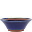Pot à bonsaï rond bleu par Eime Yozan - 150 x 150 x 55 mm