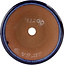 Runder blauer Bonsaitopf von Eime Yozan – 150 x 150 x 55 mm