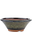 Round brown bonsai pot by Eime Yozan - 150 x 150 x 55 mm