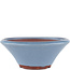 Vaso bonsai rotondo blu di Eime Yozan - 165 x 165 x 65 mm