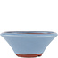 Vaso bonsai rotondo blu di Eime Yozan - 165 x 165 x 65 mm