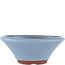 Vaso bonsai rotondo blu di Eime Yozan - 165 x 165 x 65 mm