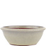 Pot à bonsaï rond blanc cassé par Eime Yozan - 145 x 145 x 50 mm