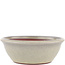 Pot à bonsaï rond blanc cassé par Eime Yozan - 145 x 145 x 50 mm