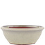 Pot à bonsaï rond blanc cassé par Eime Yozan - 145 x 145 x 50 mm