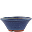 Vaso bonsai rotondo blu di Eime Yozan - 120 x 120 x 50 mm