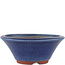 Vaso bonsai rotondo blu di Eime Yozan - 120 x 120 x 50 mm
