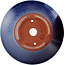 Vaso bonsai rotondo blu di Eime Yozan - 120 x 120 x 50 mm
