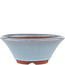 Pot à bonsaï rond bleu par Eime Yozan - 120 x 120 x 45 mm