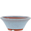 Pot à bonsaï rond bleu par Eime Yozan - 120 x 120 x 45 mm