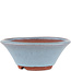 Pot à bonsaï rond bleu par Eime Yozan - 120 x 120 x 45 mm