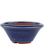 Pot à bonsaï rond bleu par Eime Yozan - 95 x 95 x 40 mm