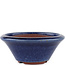 Pot à bonsaï rond bleu par Eime Yozan - 95 x 95 x 40 mm