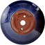 Pot à bonsaï rond bleu par Eime Yozan - 95 x 95 x 40 mm