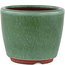 Pot à bonsaï rond vert par Eime Yozan - 105 x 105 x 85 mm