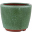 Pot à bonsaï rond vert par Eime Yozan - 105 x 105 x 85 mm