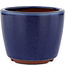 Pot à bonsaï rond bleu par Eime Yozan - 105 x 105 x 85 mm