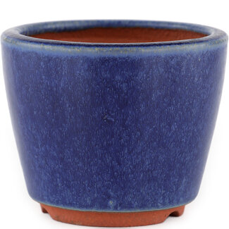  Eimei ( Yozan kiln) Maceta para bonsái azul de 90 mm de Eime Yozan, Tokoname, Japón