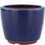 Maceta redonda para bonsái azul de Eime Yozan - 105 x 105 x 85 mm