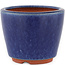 Pot à bonsaï rond bleu par Eime Yozan - 90 x 90 x 75 mm