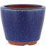 Pot à bonsaï rond bleu par Eime Yozan - 90 x 90 x 75 mm