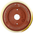 Round yellow bonsai pot by Eime Yozan - 90 x 90 x 75 mm
