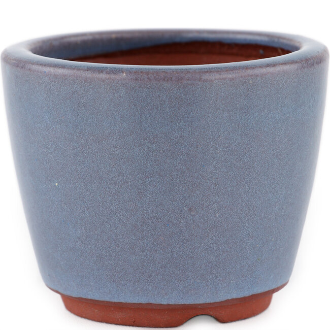 Maceta redonda para bonsái azul de Eime Yozan - 90 x 90 x 70 mm