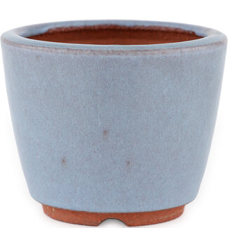  Eimei ( Yozan kiln) Maceta para bonsái azul de 90 mm de Eime Yozan, Tokoname, Japón