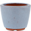 Vaso bonsai rotondo blu di Eime Yozan - 90 x 90 x 70 mm