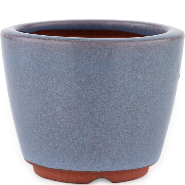 Maceta redonda para bonsái azul de Eime Yozan - 90 x 90 x 70 mm