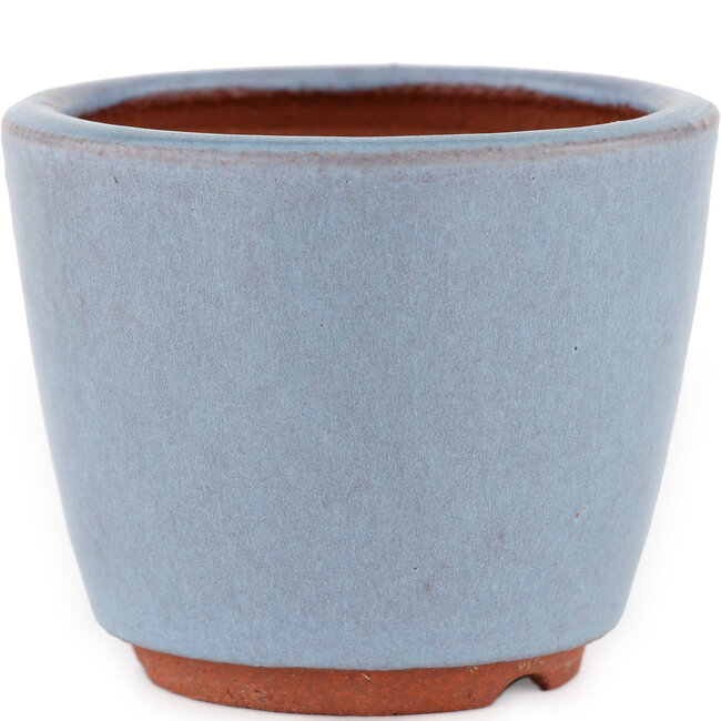 Maceta redonda para bonsái azul de Eime Yozan - 90 x 90 x 70 mm