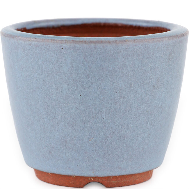 Maceta redonda para bonsái azul de Eime Yozan - 90 x 90 x 70 mm