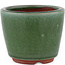Vaso bonsai rotondo verde di Eime Yozan - 90 x 90 x 70 mm