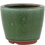 Vaso bonsai rotondo verde di Eime Yozan - 90 x 90 x 70 mm