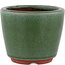 Pot à bonsaï rond vert par Eime Yozan - 90 x 90 x 70 mm