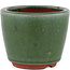 Vaso bonsai rotondo verde di Eime Yozan - 90 x 90 x 70 mm