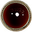 Round brown bonsai pot by Eime Yozan - 75 x 75 x 60 mm