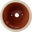 Vaso bonsai rotondo bianco sporco di Eime Yozan - 120 x 120 x 55 mm